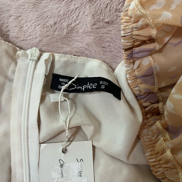 Simplee puff sleeve dress - Picture 3 of 3